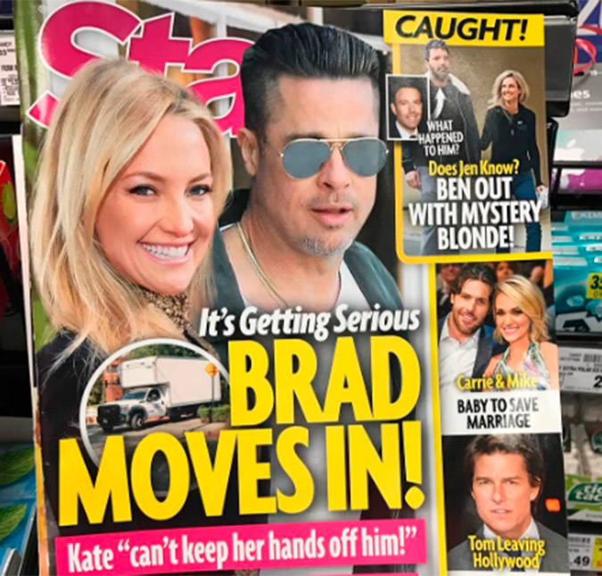 Irmão de Kate Hudson brinca com boatos de que Brad Pitt teria se mudado para a casa da atriz