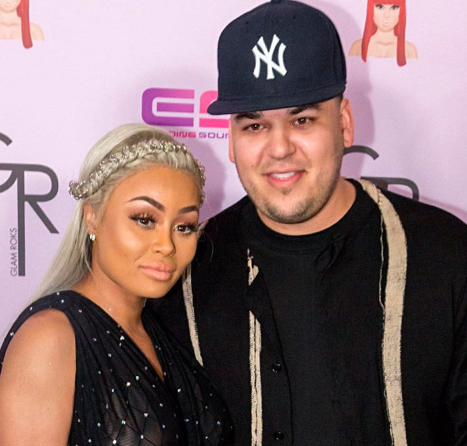 Rob Kardashian e Blac Chyna comemoram aniversário de relacionamento com vídeo fofo, veja!