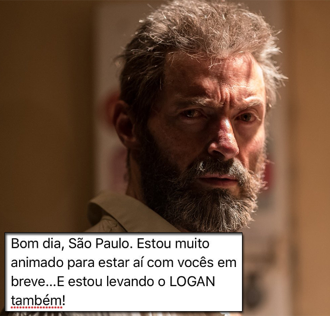 Hugh Jackman virá ao Brasil para promover <i>Logan</i>