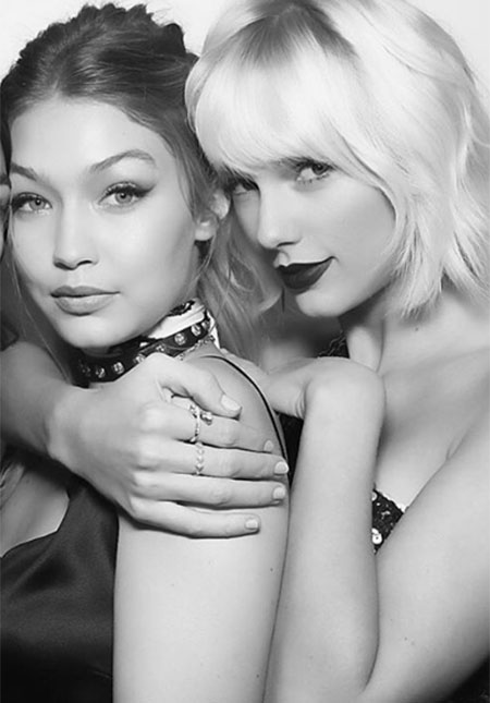 Taylor Swift e Gigi Hadid piram ao ouvir <i>I Don't Wanna Live Forever</i> pela primeira vez na rádio, vem ver!