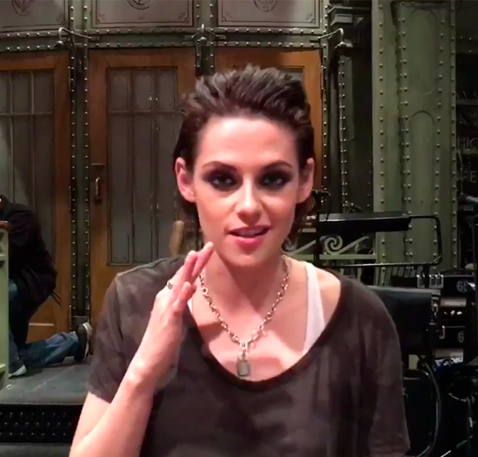 Kristen Stewart confessa estar com medo de apresentar o <i>Saturday Night Live</i>