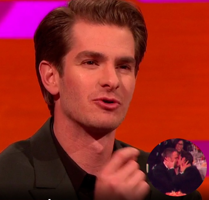 Andrew Garfield explica beijo que deu em Ryan Reynolds e brinca: <i>- Foi uma coisa ridícula!</i>