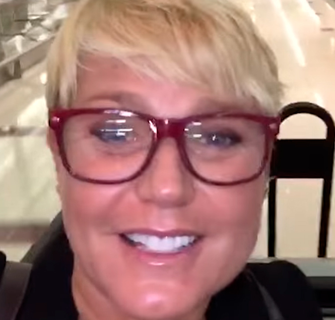 Xuxa faz <i>tour</i> por aeroporto de Dubai e se encanta com o luxo