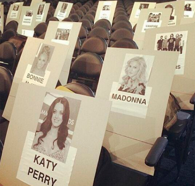 <i>Grammy</i> divulga foto das fileiras em que cada celebridade deverá se sentar, confira!