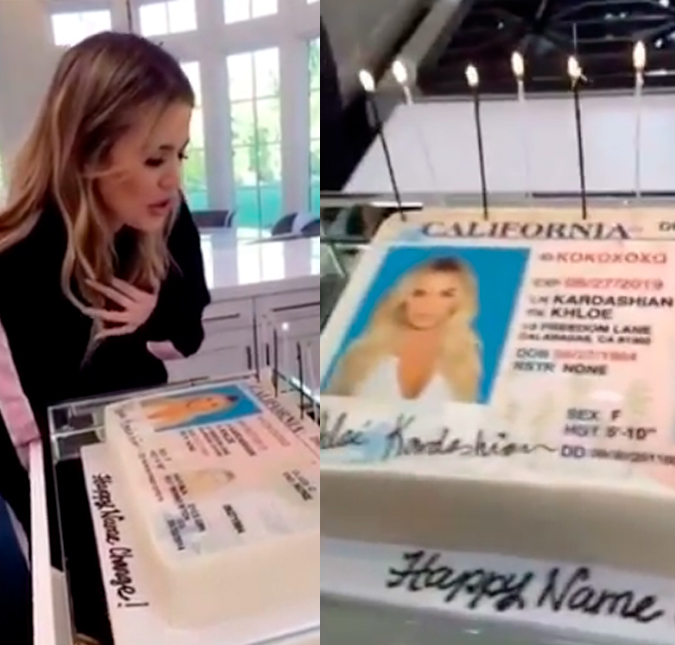 Khloé Kardashian ganha bolo inusitado ao tirar documento sem o sobrenome do ex, Lamar Odom, entenda!