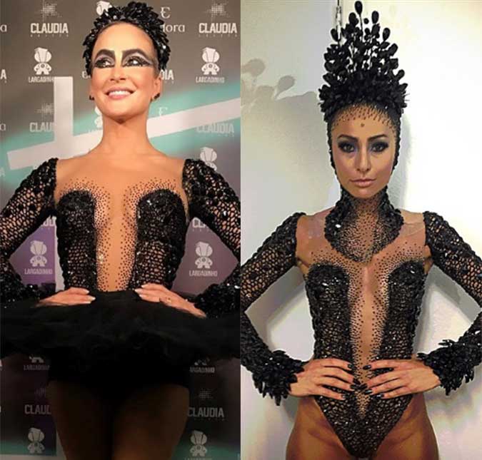 Claudia Leitte reedita fantasia de Sabrina Sato em baile de carnaval