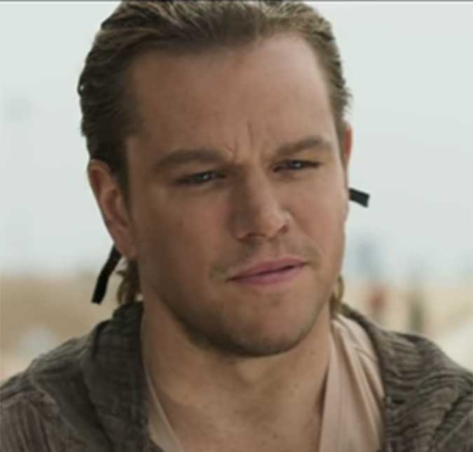 Após colocar 700 extensões no cabelo, Matt Damon brinca: <i>- Era como um ninho de rato</i>