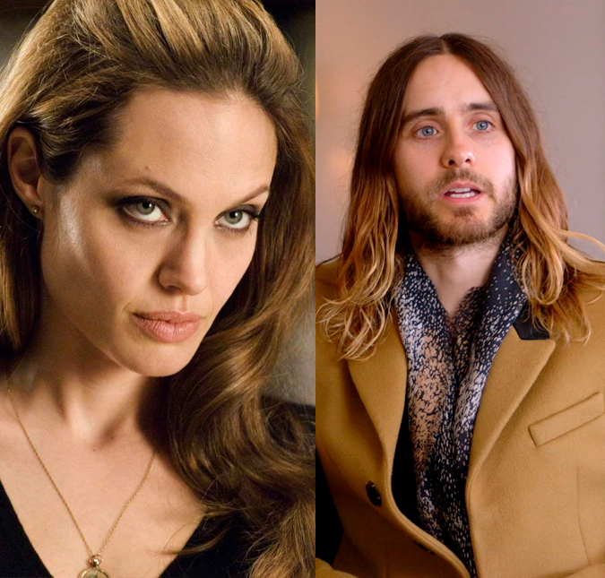 Angelina Jolie e Jared Leto podem estar vivendo um <i>affair</i>, diz <i>site</i>