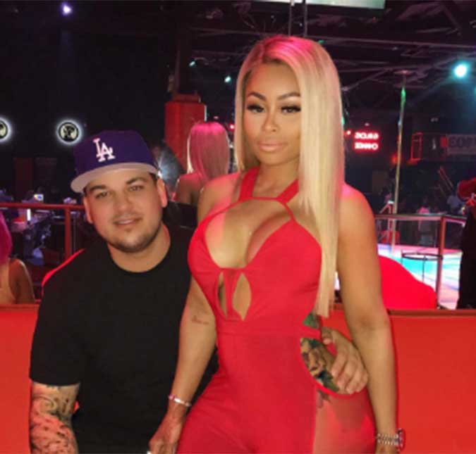 Blac Chyna estaria cansada de Rob Kardashian e casal termina mais uma vez, diz <i>site</i>