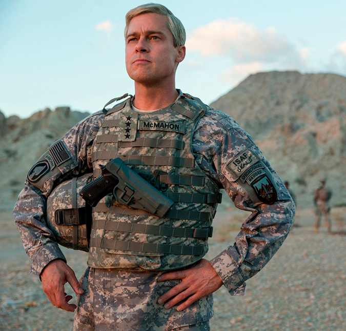 Brad Pitt aparece grisalho e cheio de humor em <I>trailer</I> de <I>War Machine</I>