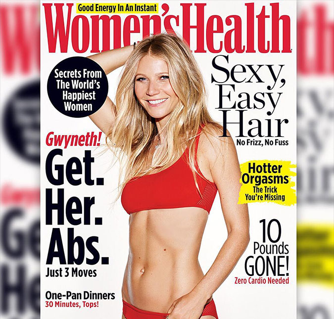 Gwyneth Paltrow exibe ótima forma na capa de revista norte-americana, vem ver!