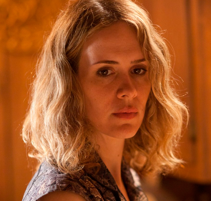 Aos 42 anos de idade, Sarah Paulson não descarta a possibilidade de ser mãe, mas completa: <i>Tenho teias de aranha nos ovários</i>