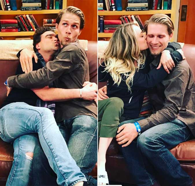 Ex de Kaley Cuoco abraça atual namorado da atriz: <i>Largue meu homem</i>