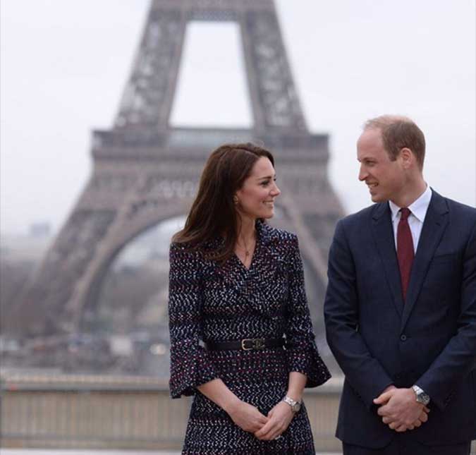 Príncipe William vai com Kate Middleton a Paris, quase 20 anos após morte da mãe, Diana, na capital francesa