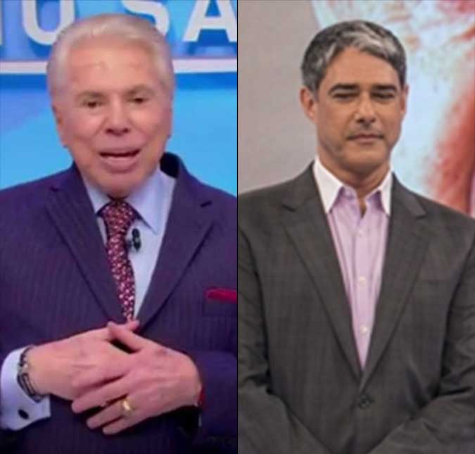 William Bonner imita Sílvio Santos em vídeo publicado pelo <i>Jornal Nacional</i>, vem ver!