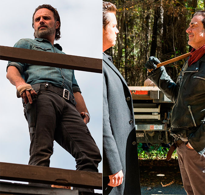 Episódio final da sétima temporada de <i>The Walking Dead</i> tem <i>trailer</i> e fotos divulgadas, vem ver!