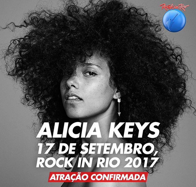 Alicia Keys está confirmada no <I>Rock In Rio 2017</I>!