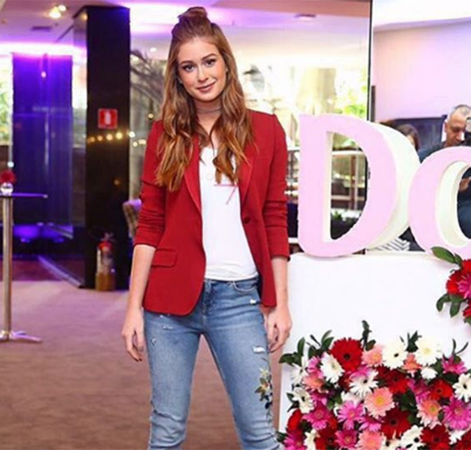 Marina Ruy Barbosa abre o jogo sobre polêmica do vestido com Mariana Goldfarb