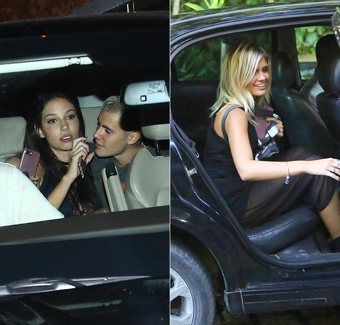 Justin Bieber se aproxima de Anitta em festa privada e dispensa <i>meninas inconvenientes</i>