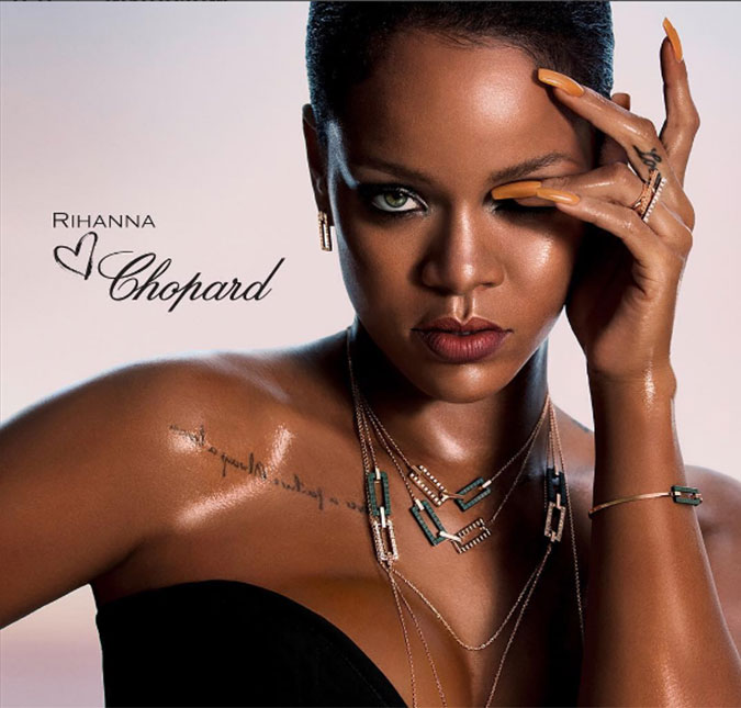 Rihanna anuncia coleção em parceria com a joalheria <I>Chopard</i>