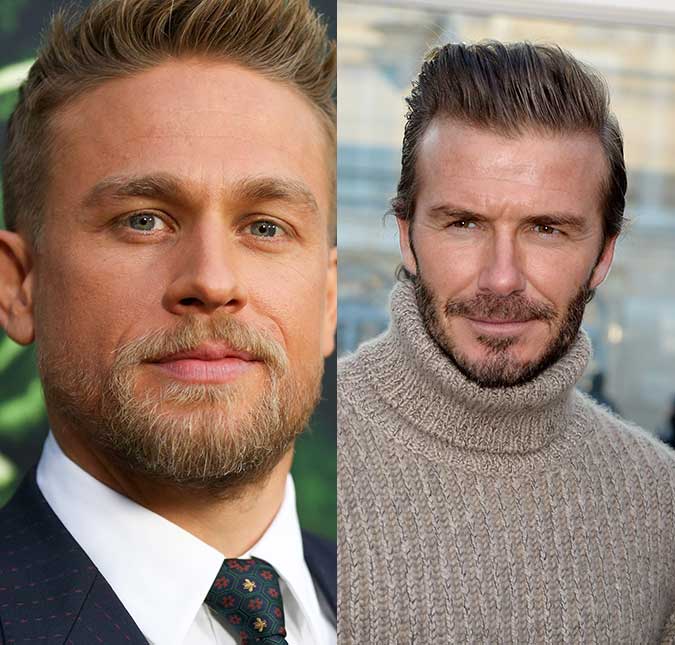 Charlie Hunnam ficou apaixonado por David Beckham nos bastidores de seu novo filme, entenda!