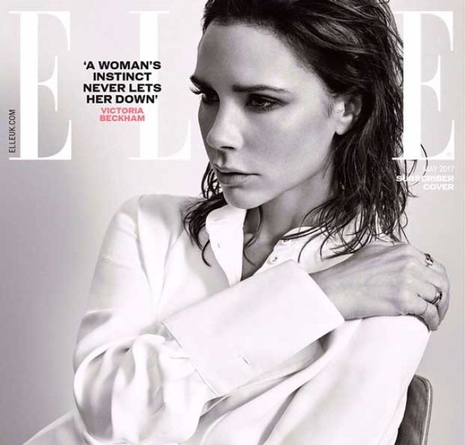 A poderosa estampou a capa da revista Elle britânica e em entrevista provou que é uma pessoa bastante comum nos seus gostos: - Eu realmente valorizo um jantar - eu quero relaxar e dar umas risadas. E gosto de me divertir e eu acho que isso às vezes surpreende as pessoas, revelou. Ela também falou sobre seu relacionamento com David Beckham e garantiu que ele lhe dá muito apoio!