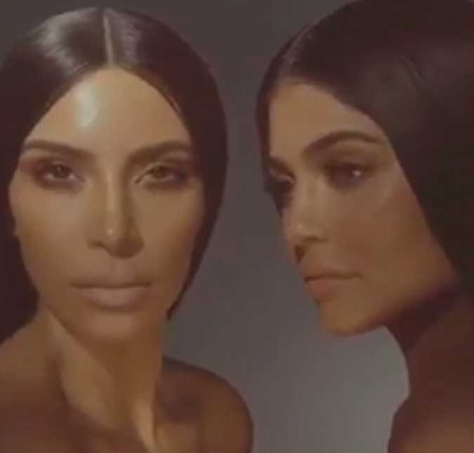 Kylie Jenner anuncia coleção de maquiagem em parceria com Kim Kardashian, veja!