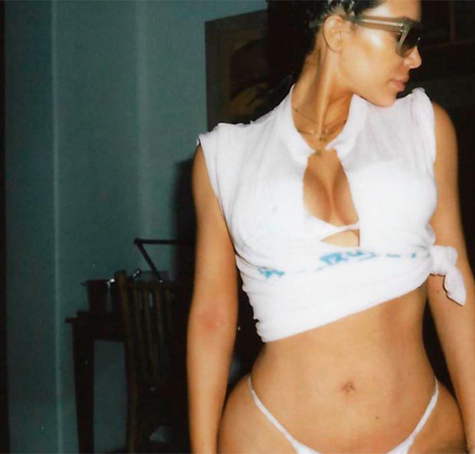 Kim Kardashian perde 100 mil seguidores no <I>Instagram</I> após foto com celulite