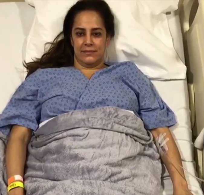 Silvia Abravanel é internada com sintomas de pneumonia, mas tranquiliza fãs: <i>Logo, logo, estou de volta</i>