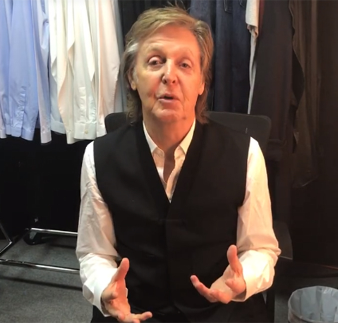 Antes de <i>shows</i> no Brasil, Paul McCartney manda recado para os brasileiros, confira!