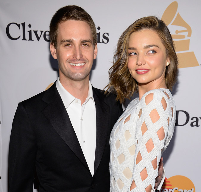 Após quase um ano de noivado, Miranda Kerr e Evan Spiegel vão se casar!