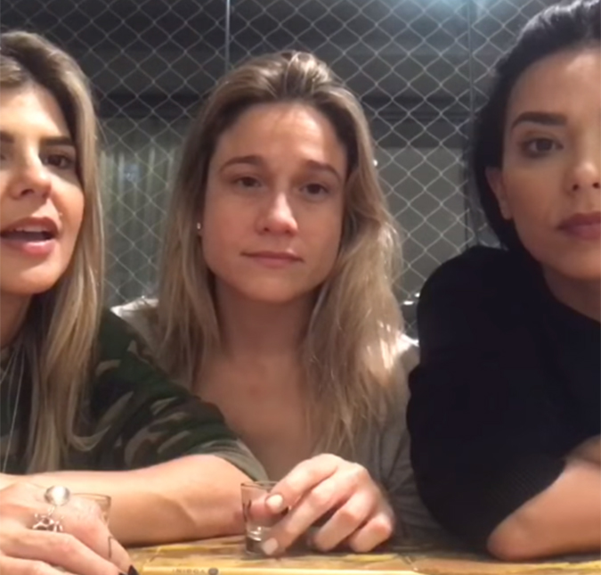 Fernanda Gentil brinca com Sandy e diz que já <i>furou olho</i> de amiga, veja!