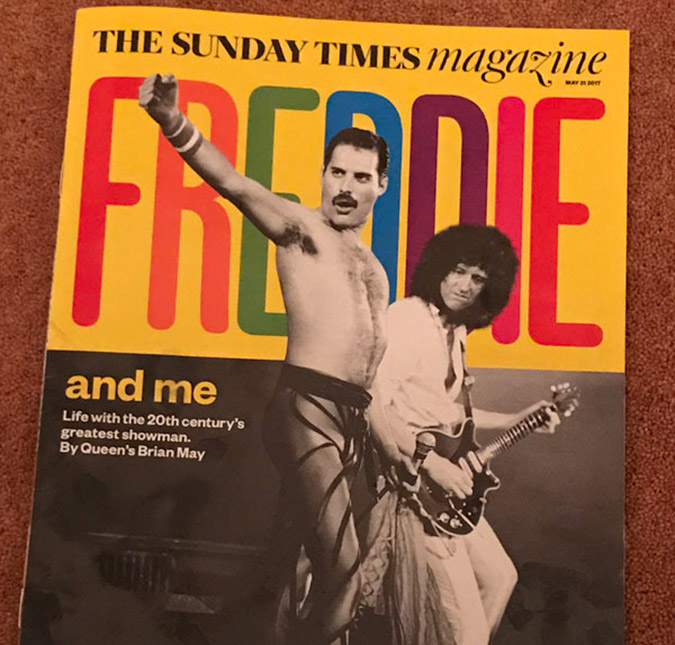 Guitarrista do <I>Queen</I> desmente boatos de que Freddie Mercury teria perdido seu pé na luta contra a <I>AIDS</I>