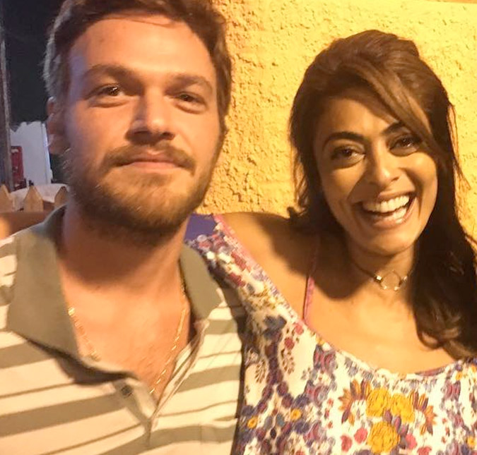 Juliana Paes e Emílio Dantas fazem vídeo engraçado nos bastidores de <i>A Força do Querer</i>, assista!