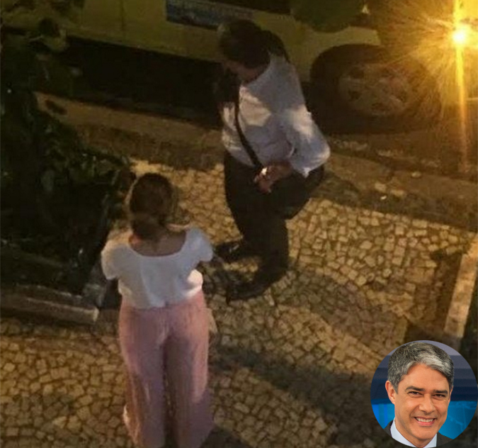 William Bonner teria sido clicado ao lado da nova namorada pela primeira vez, veja!