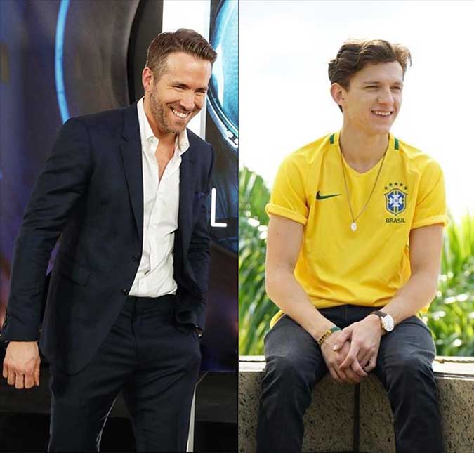 Ryan Reynolds e Tom Holland trocam dicas de depilação nas redes sociais, entenda!