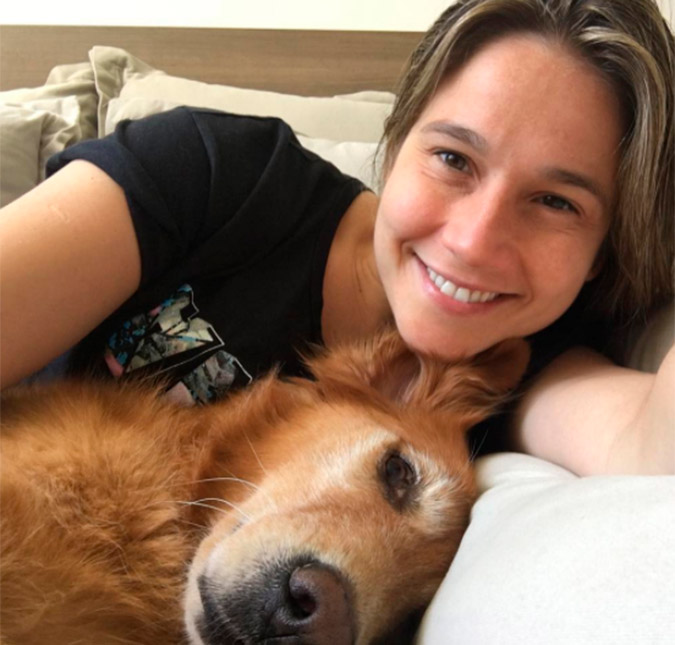 Cachorrinha de Fernanda Gentil foi comprada em segredo: <I>- Paguei e dividi em sete vezes</I>