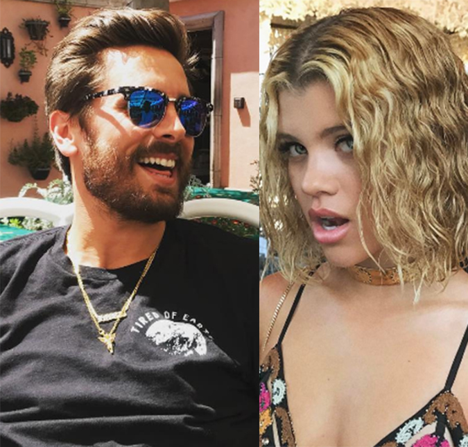 Sofia Richie é clicada de braço dado com Scott Disick após negar <I>affair</i> com o ex de Kourtney Kardashian