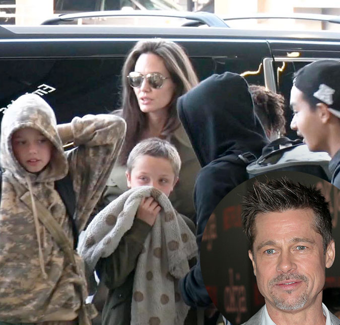 Brad Pitt adiantou Dia dos Pais com os filhos, saiba mais!