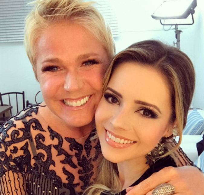 Xuxa e Sandy cantam juntas nos bastidores do <I>Dancing Brasil</I>, veja!