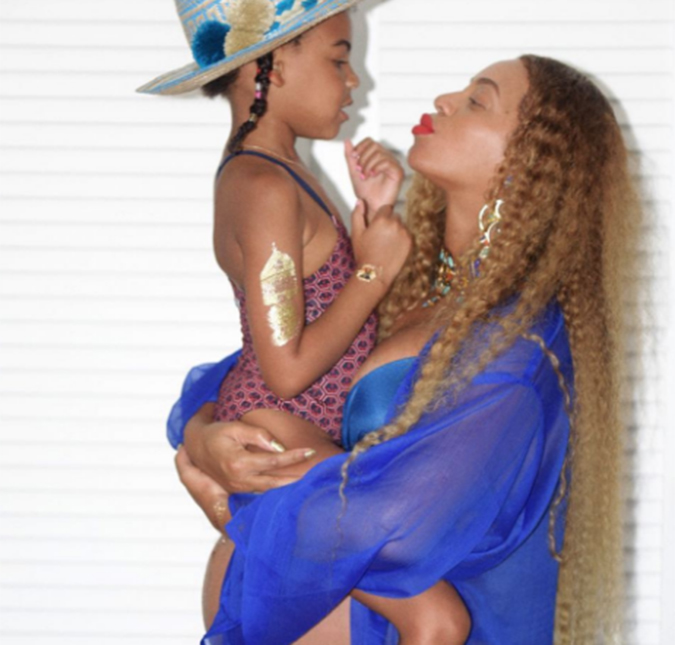 Blue Ivy está completamente apaixonada pelos irmãos gêmeos, filhos de Beyoncé e Jay Z