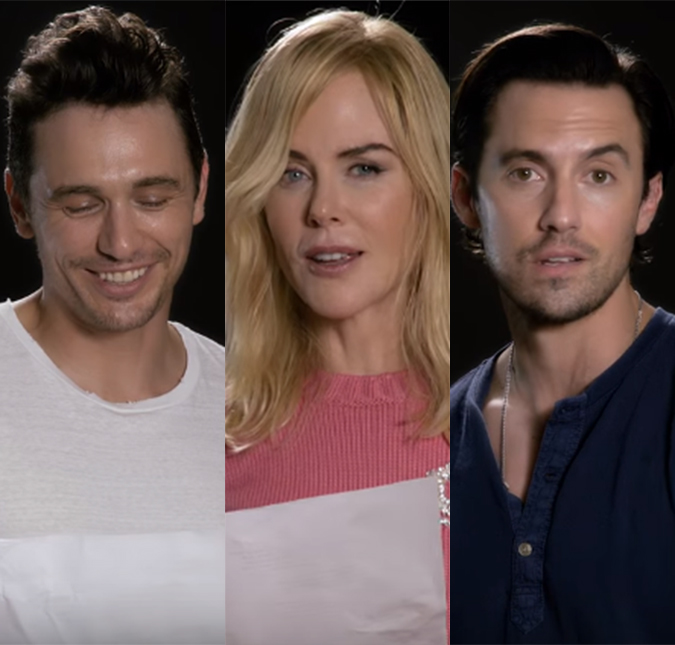 James Franco, Nicole Kidman, Milo Ventimiglia e outros famosos cantam música das <I>Spice Girls</I>, veja!