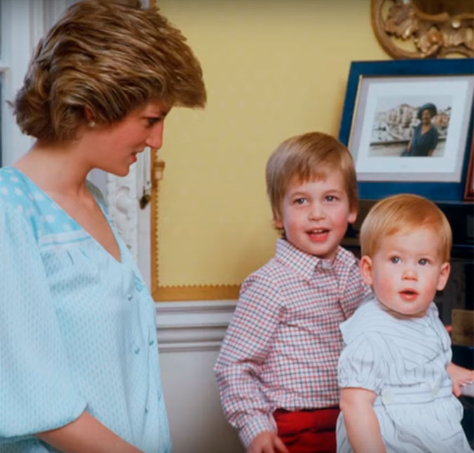 Príncipes William e Harry relembram Princesa Diana em documentário: <i>Ela foi a melhor mãe do mundo</i>
