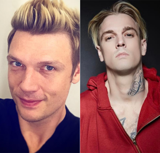 Aaron Carter manda indireta para o irmão, Nick Carter, por mensagem após ser preso, entenda!