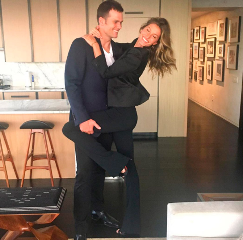 Fotos divulgadas mostrando momento de intimidade de Gisele Bündchen e Tom Brady são de 2009