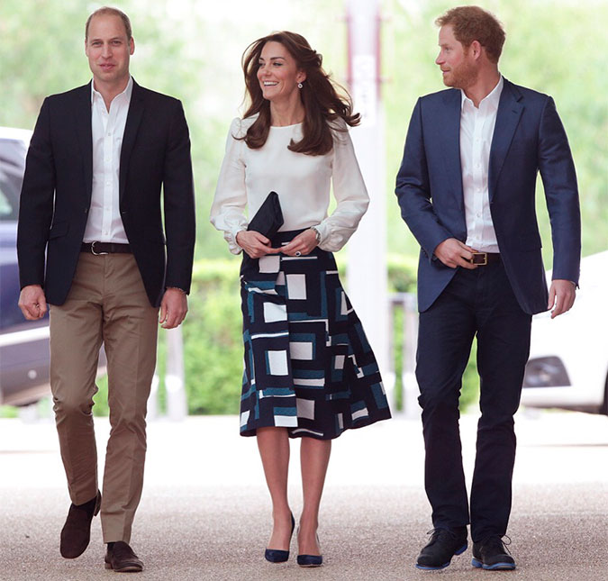 Príncipe William, Kate Middleton e príncipe Harry estão contratando. Descubra se você tem perfil para a vaga!