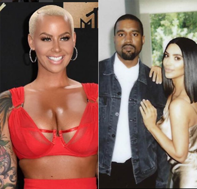 Amber Rose relembra término com Kanye West: -<i>Se fosse para eu ter me matado, teria sido naquela época</i>