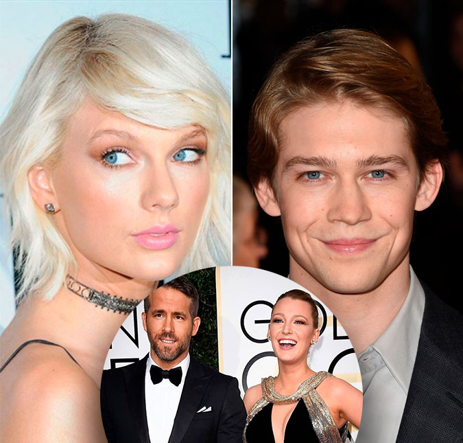Taylor Swift e suposto namorado, Joe Alwyn, têm encontro duplo com Blake Lively e Ryan Reynolds!