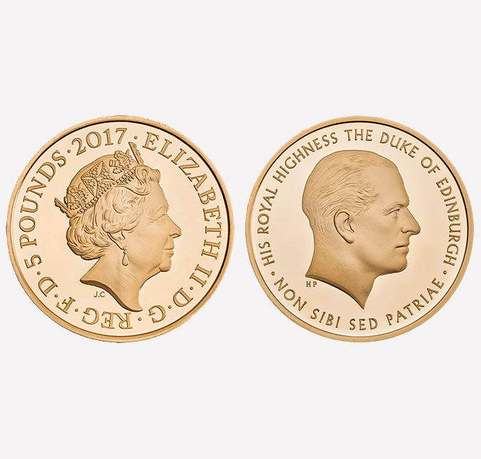 Príncipe Philip ganha homenagem em nova moeda por aposentadoria