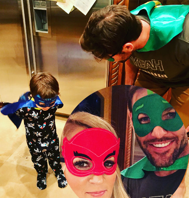 Carrie Underwood mostra foto fofa de seu filho vestido como super-herói, confira!
